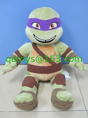 La historieta adolescente grande de las tortugas de Ninja del mutante de Brown rellena embroma los juguetes de la felpa