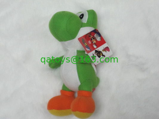 Juguetes de peluche de dibujos animados de Super Mario Yoshi originales para regalos promocionales