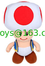 Juguetes estupendos de la felpa de la historieta del viejo hombre de la seta de Mario para los regalos de la promoción