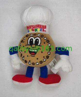 Peluche suave del juguete lindo de la felpa del hombre de la galleta de Brown modificado para requisitos particulares