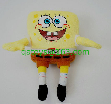 La historieta del sistema completo de la familia de SpongeBob rellenó los juguetes, rosa/verde/rojo/amarillo