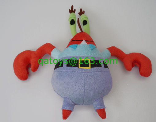La historieta del sistema completo de la familia de SpongeBob rellenó los juguetes, rosa/verde/rojo/amarillo