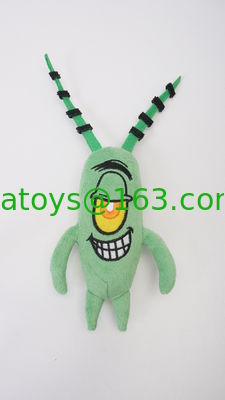 La historieta del sistema completo de la familia de SpongeBob rellenó los juguetes, rosa/verde/rojo/amarillo