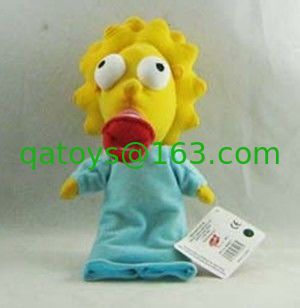 Los juguetes de la felpa de la historieta de los peluches de Simpsons, material del poliéster