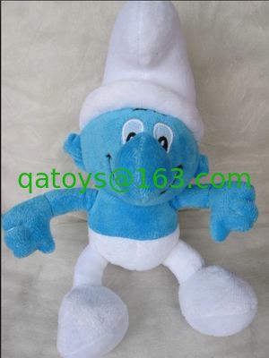 Juguetes lindos de la felpa de la historieta de los peluches de Smurf para vender la máquina de la grúa