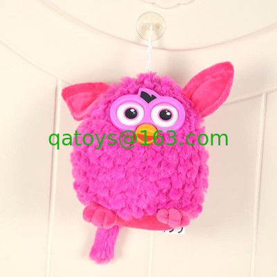 Juguetes de peluche de dibujos animados de animales con ojos de plástico para la colección