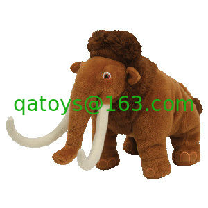 Juguetes de peluche de dibujos animados de animales de peluche de la Edad de Hielo para la colección, marrón