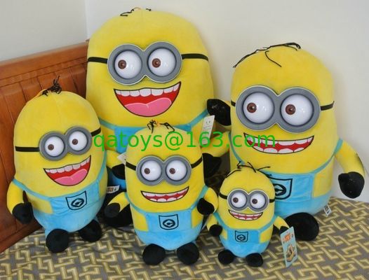 Cariñosos juguetes de peluche Despicable Me Minion con figura de acción de ojos en 3D