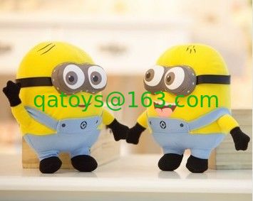 Cariñosos juguetes de peluche Despicable Me Minion con figura de acción de ojos en 3D