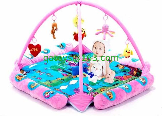 Seabeach Blue Baby Play Gimnasios y esteras con juguetes de plástico y rellenos