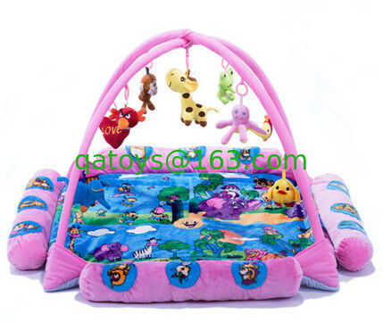 Seabeach Blue Baby Play Gimnasios y esteras con juguetes de plástico y rellenos
