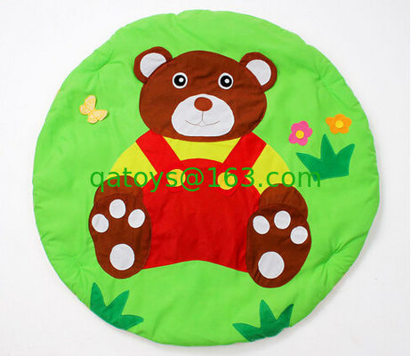 Gimnasios suaves, Playmat y gimnasio del juego del bebé del algodón de la panda para los bebés