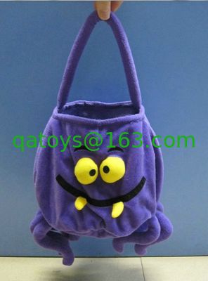 juguetes rellenos bolso púrpura de la felpa del regalo de 12inch Halloween para el partido de Halloween