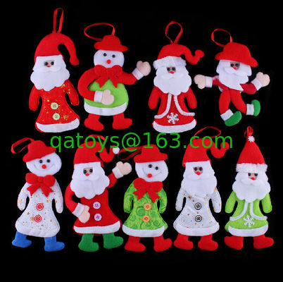 El árbol de navidad Papá Noel rellenó peluches del día de fiesta de los juguetes de la felpa de la Navidad de la muñeca