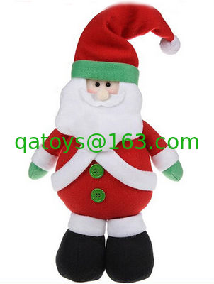 Juguete relleno la Navidad linda de la felpa del muñeco de nieve de la muñeca de Papá Noel para los niños