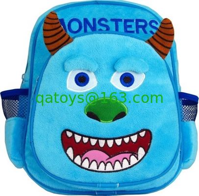 Bolsos de escuela azules de la mochila del niño de Sulley de la universidad de los monstruos, para los niños y la promoción