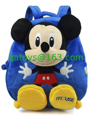 Mochila personalizada azul de Mickey Mouse para el niño, Eco amistoso