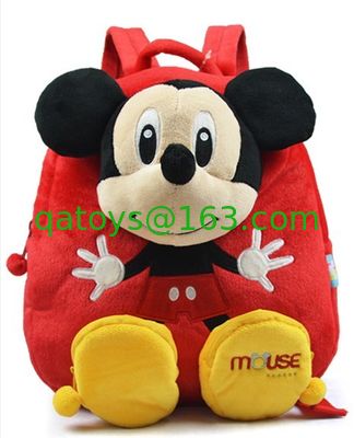 bolsos de escuela rojos de la mochila del niño de 14inch Mickey Mouse, para los niños y los regalos de la promoción