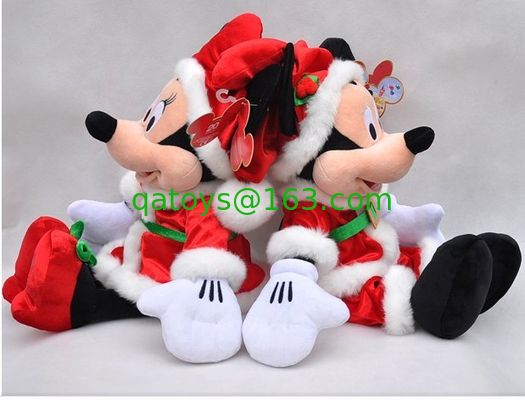 Juguetes de peluche personalizados Navidad Disney Mickey Mouse y Minnie Mouse juguetes 45cm