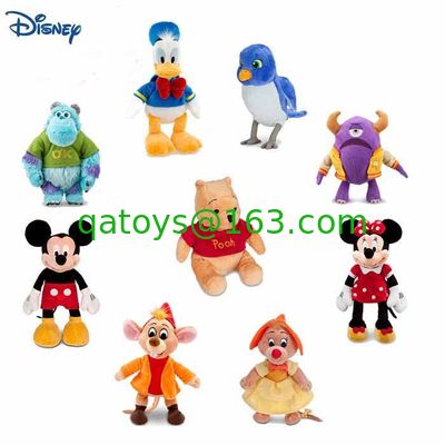 la felpa original de Disney del sistema completo de los 22cm juega peluches de la familia de Disney