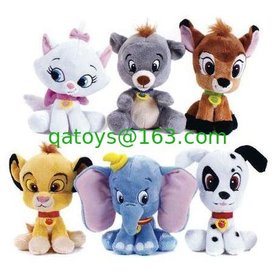 juguetes rellenos historieta suave grande de la felpa de la muñeca de los caracteres de Classtic de la cabeza de 8inch Disney