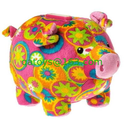 juguete relleno banco lindo de la felpa de Moneky de la hucha del cerdo del 18cm para la colección de moneda