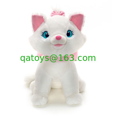 La felpa blanca de Disney de la historieta juega el juguete de Marie Aristocats por encargo