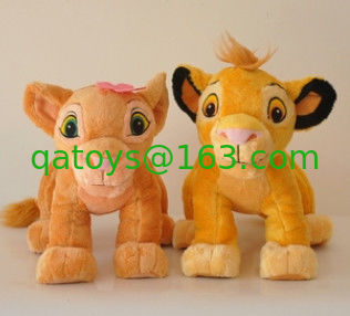 Animales de relleno personalizados Rey León Simba juguete de peluche, naranja