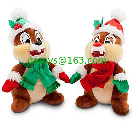 20cm dibujos animados Disney juguetes de peluche Dale y Chip Charistmas animales rellenos