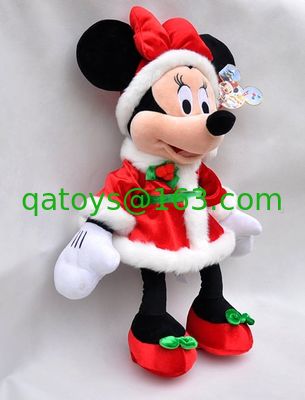 la Navidad Mickey Mouse de Disney de la moda 18inch y juguetes de la felpa de Minnie Mouse