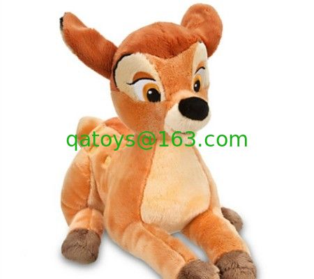 Brown Big Disney juguetes de peluche Bambi dibujos animados animales rellenos personalizados
