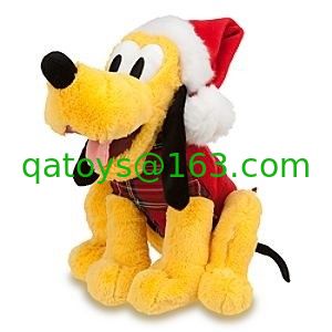 12 pulgadas de Disney Pluto amarillo dibujos animados relleno de peluche juguetes para Navidad