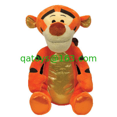 La moda anaranjada historieta de Disney Tigger de 9 pulgadas rellenó los juguetes de la felpa