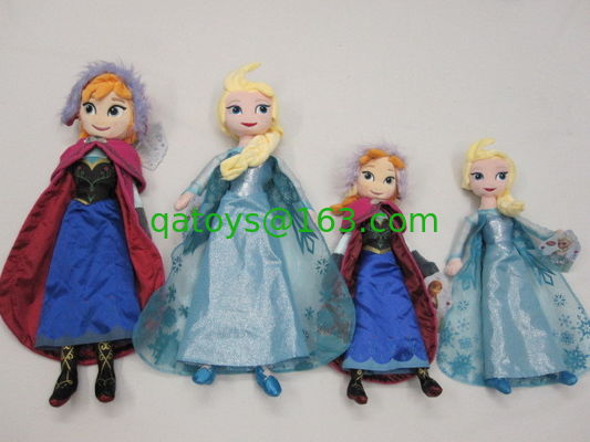 20 pulgadas púrpura congelado Ana y Elsa Disney juguetes de peluche muñeca de peluche de dibujos animados suave