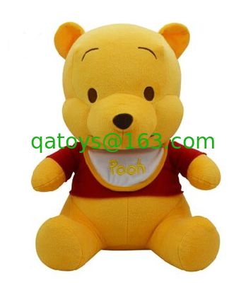 Juguetes rellenos Winnie the Pooh lindos de la felpa de Disney con la cabeza grande