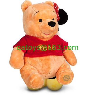 juguetes suaves de la felpa de los peluches de Winnie the Pooh de 10 pulgadas para los niños