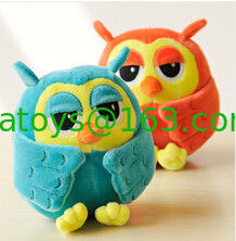 Animales del Bosque Azul y Naranja Búho Juguete de Plush Relleno Para Regalos de Promoción