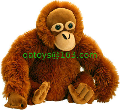 20cm mono salvaje lindo juguetes de animales rellenos ecológicos personalizados