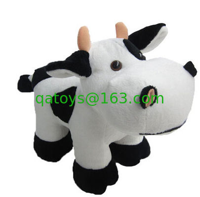 Juguetes modificados para requisitos particulares del peluche de la vaca de Milka de la moda en blanco y negro