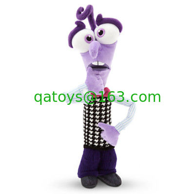 De los niños princesa Dolls de Disney de la felpa al revés los 30cm con púrpura