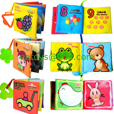 Libros de tela para bebés juguetes educativos con papel de sonido para el aprendizaje temprano del bebé