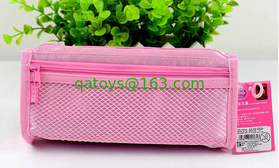 Princesa púrpura/del rosa Plush Pencil Bag de Disney con la cremallera para los regalos de la promoción