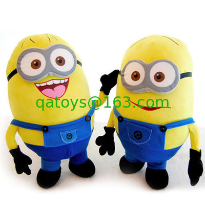 Cariñosos juguetes de peluche Despicable Me Minion con figura de acción de ojos en 3D