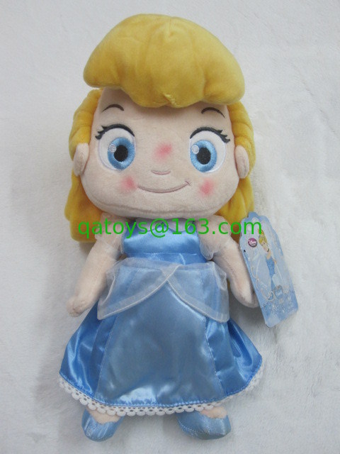 La felpa de encargo de Disney de los niños juega a princesa Cenicienta Doll 12 pulgadas
