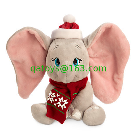 Animales grises rellenos de Dumbo Disney juguetes de peluche 35cm fibras de poliéster seguro