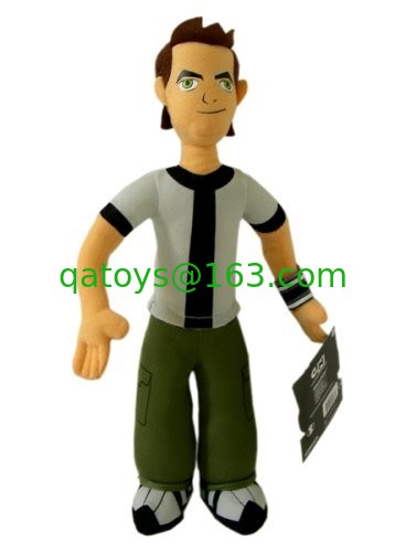 Juguetes rellenos fuerza extranjera de la felpa de la historieta de Ben 10 de la moda para jugar del bebé