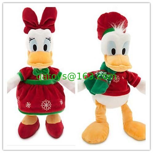 Pato Donald y margarita de la Navidad de Disney para la promoción del día de fiesta
