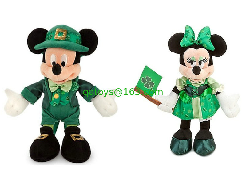 la felpa de Disney de 10 pulgadas juega los peluches de Disney del escaparate del mundo de Irlanda