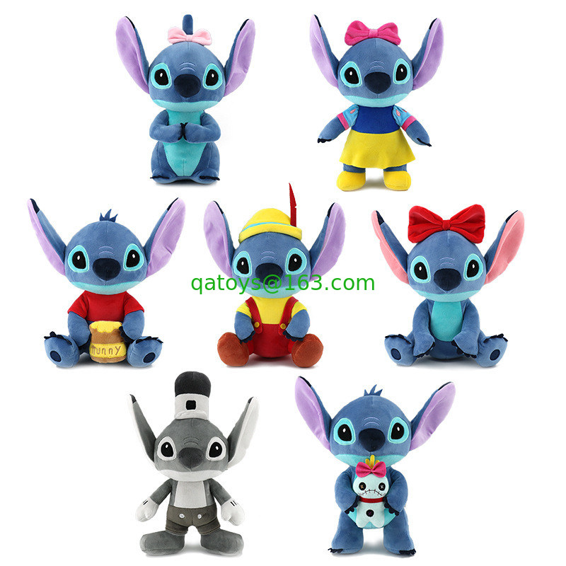 New Disney Stitch Collection Lilo & Stitch Plush Toys Stuffed Toys 30cm