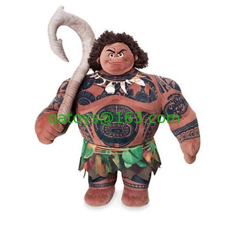La felpa original de Disney juega la muñeca suave del juguete de la belleza media de Moana Maui